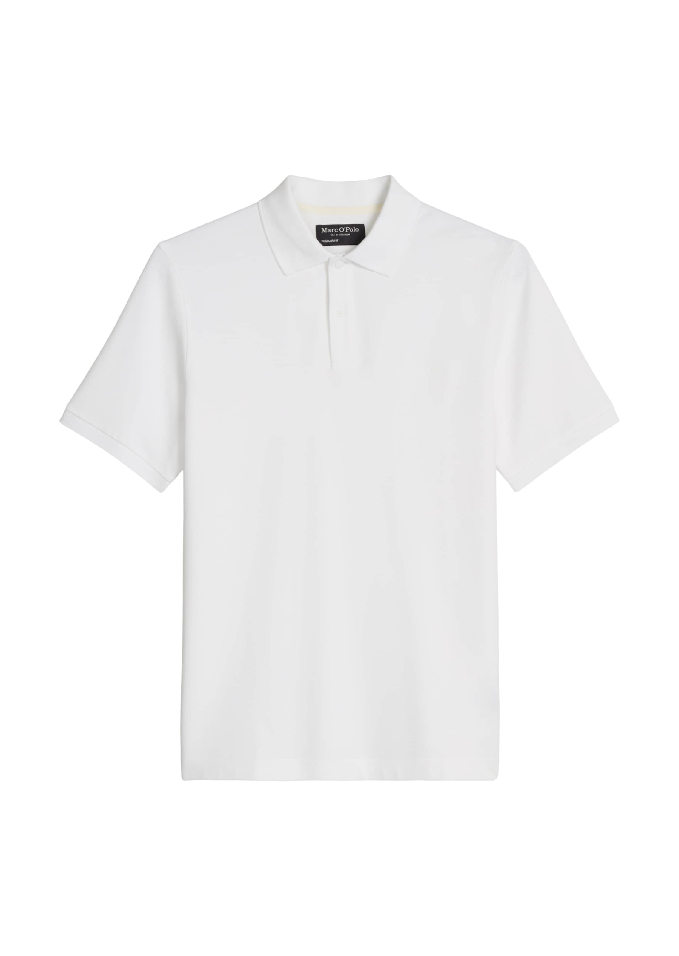 Marc O'Polo Poloshirt in Weiß: Vorderseite