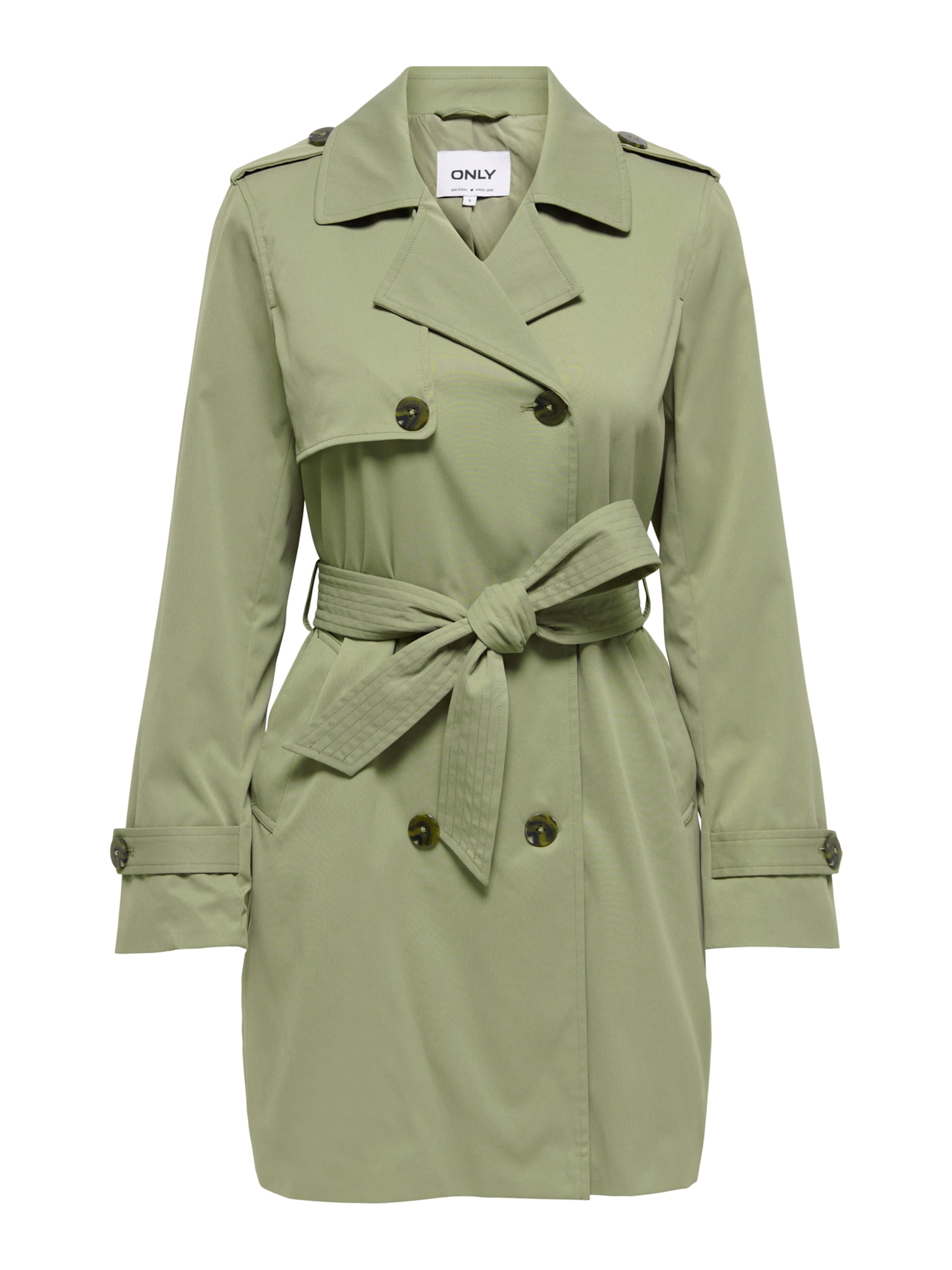 Cappotto di mezza stagione 'ONLDISA' di ONLY in verde: frontale