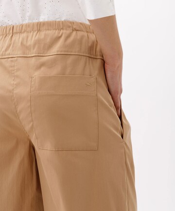 BRAX Wide Leg Hose 'MAINE' in Braun