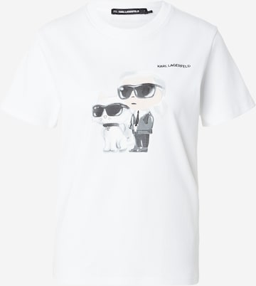 Karl LagerfeldMajica 'Ikon' - bijela boja: prednji dio