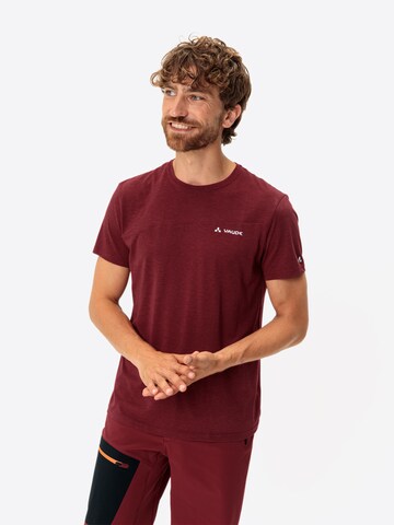 VAUDE Performance Shirt 'Sveit' in Red: front