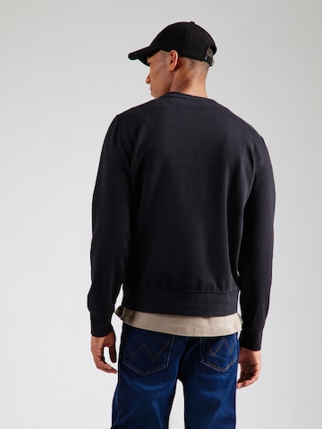 MUSTANG Sweatshirt 'CLIO' in Schwarz