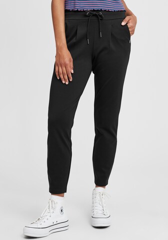 Oxmo - Tapered Calças 'Anita' em preto: frente
