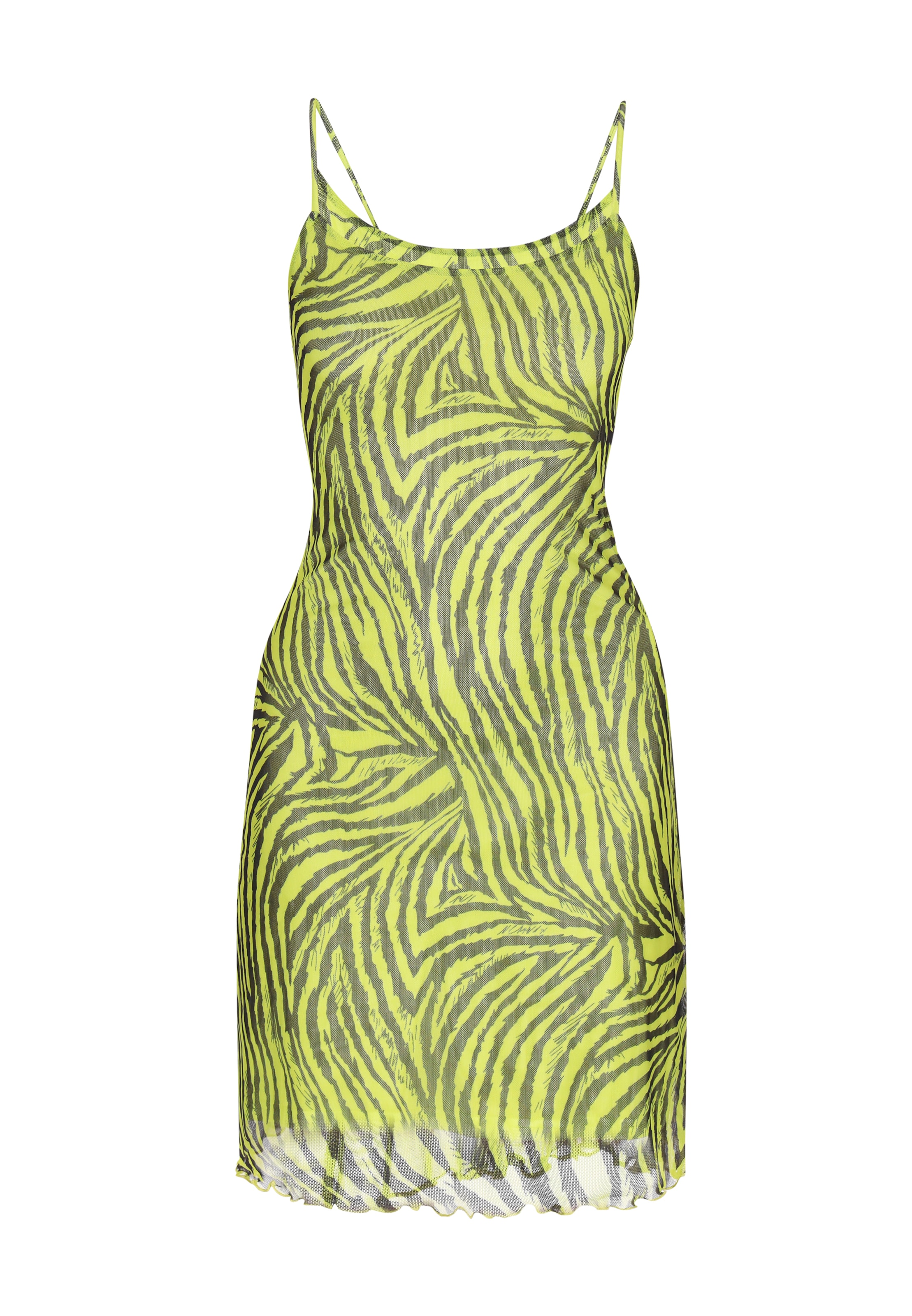 myMo ROCKS Φόρεμα 'Fashion Look' σε κίτρινο: μπροστά