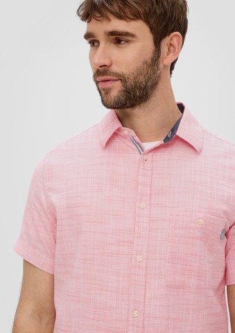 s.Oliver Slim fit Button Up Shirt in Pink