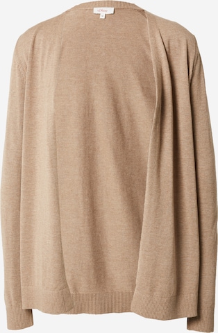 s.Oliver Knit Cardigan in Beige: front