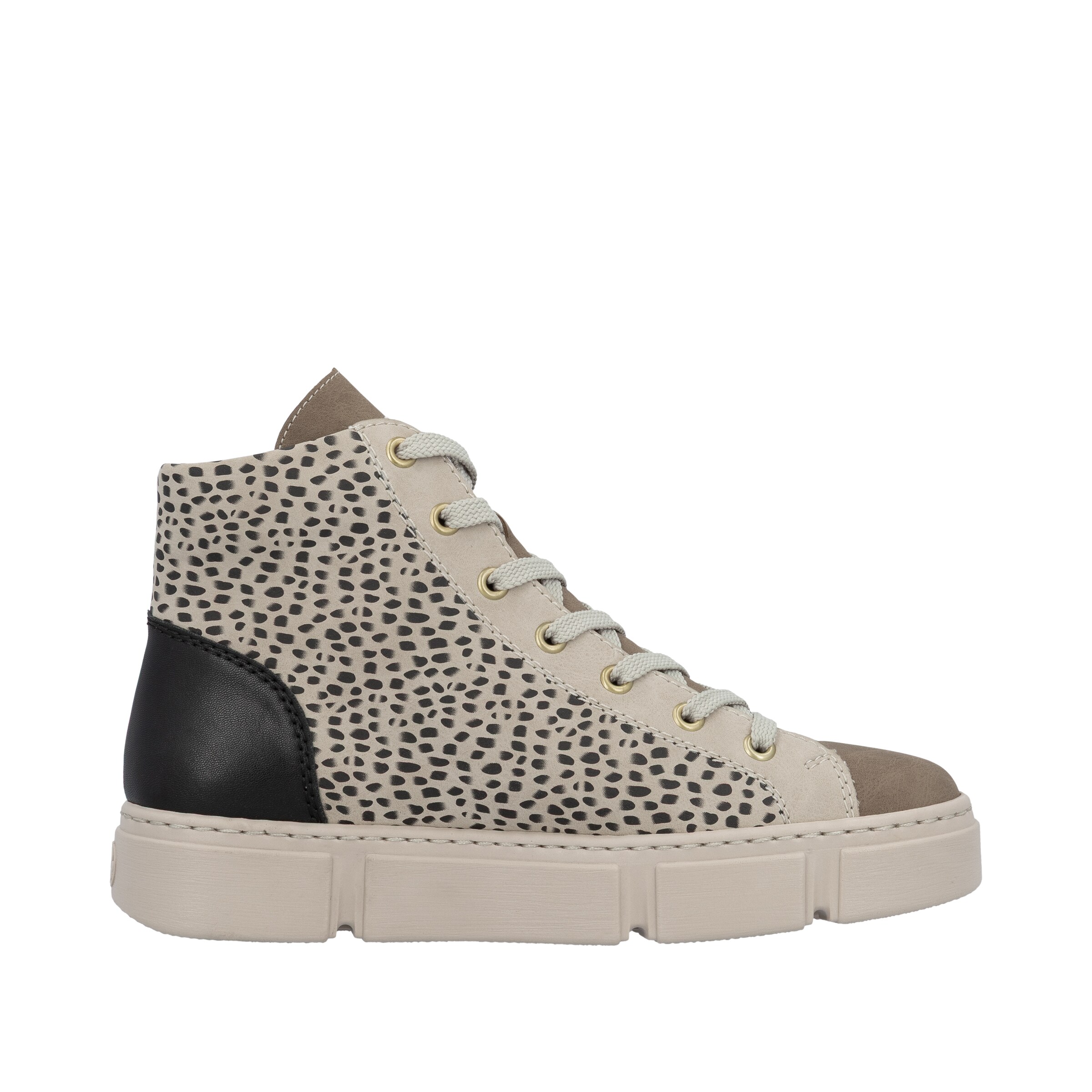 Baskets hautes Rieker en beige
