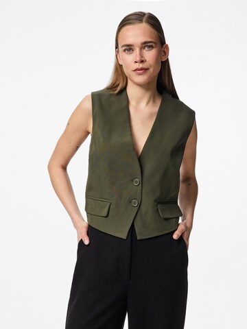 PIECES Suit vest 'PCNimora' in Green: front