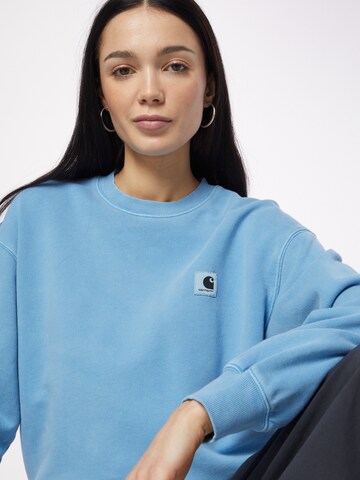 Carhartt WIP Sweatshirt 'Nelson' in Blauw