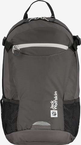 JACK WOLFSKIN Sports Backpack 'Velocity 12' in Grey: front