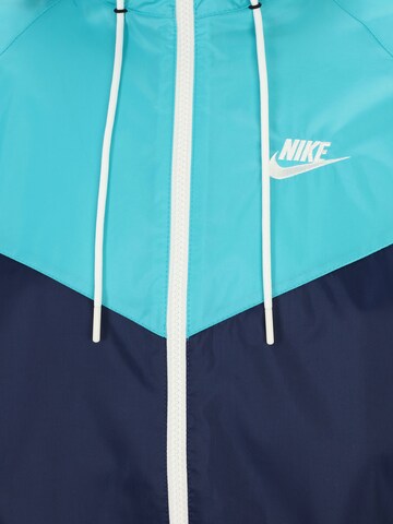 Nike sportswear windrunner blue sale