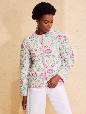 love & roses Přechodná bunda – bílá