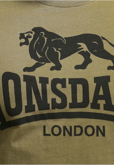 LONSDALE T-Shirt 'Ayrshire' en kaki / noir, Vue avec produit