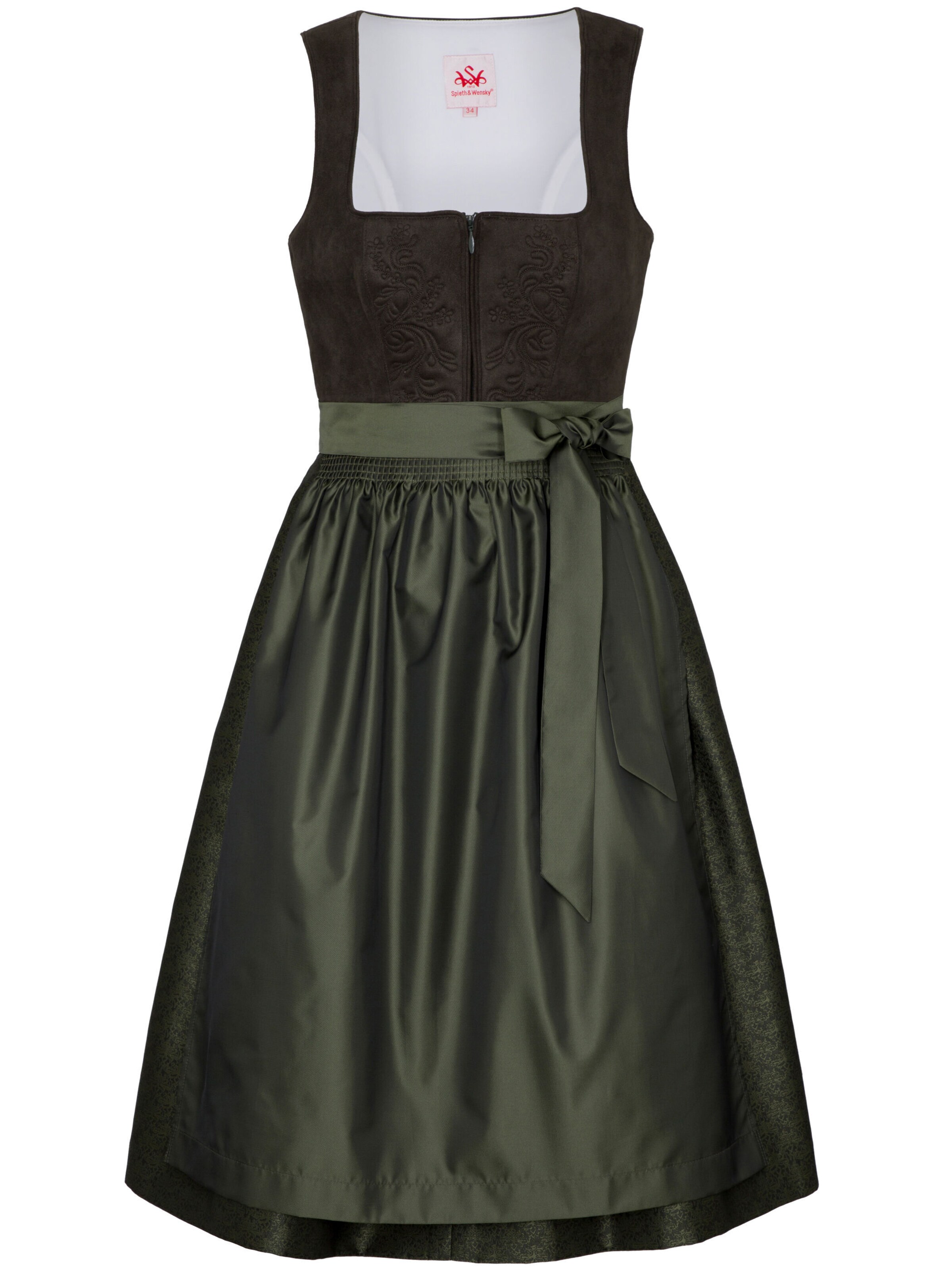 Dirndl 'Felina' SPIETH & WENSKY en vert : devant