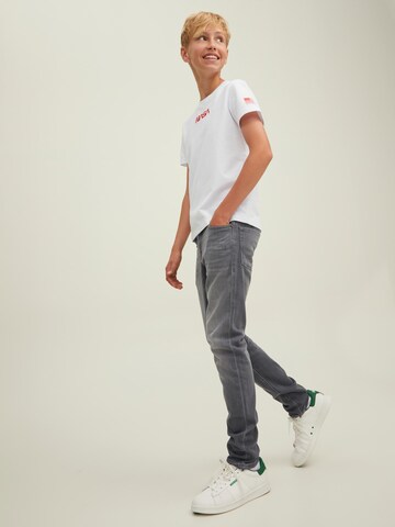 Coupe slim Jean 'Glenn' Jack & Jones Junior en gris