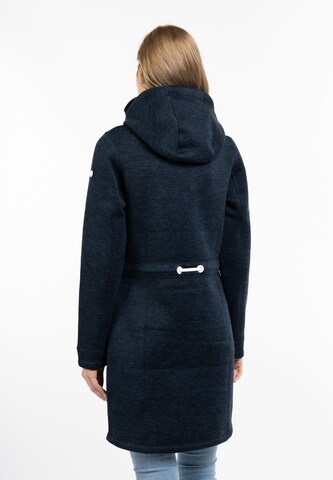 DreiMaster Maritim Fleece jas 'Grassland' in Blauw