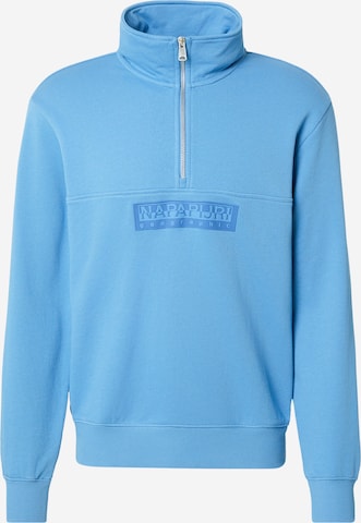 NAPAPIJRI Sweatshirt in Blau: Vorderseite