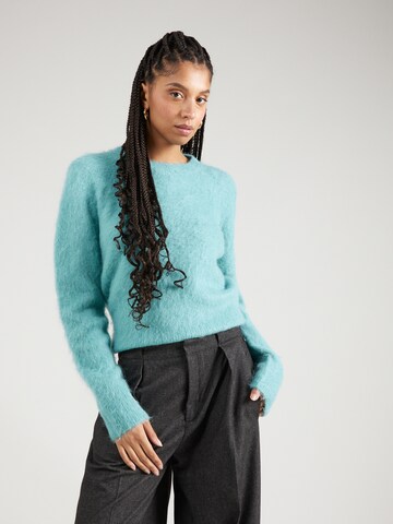 BOSS Black Sweater 'Fleuretty' in Blue: front