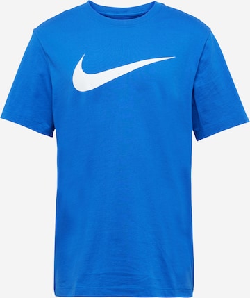 Nike Sportswear Shirt 'Swoosh' in Blue: front