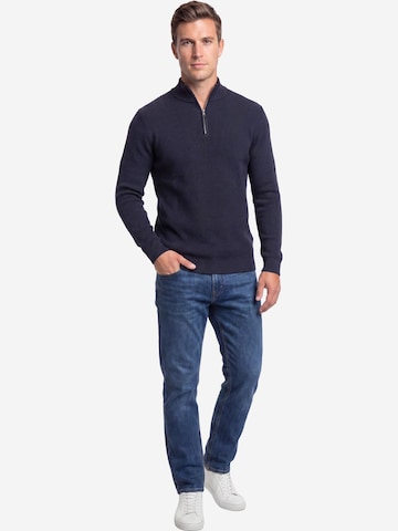 s.Oliver Pullover 'Basic'‌‌‌‌‌‌ in Blau