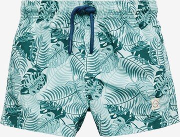 MANGO KIDS Kratke kopalne hlače 'KENTIB' | zelena barva: sprednja stran