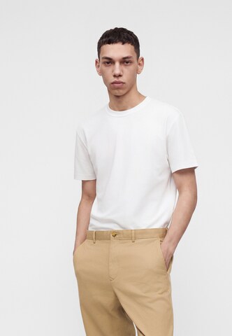 smėlio TOMMY HILFIGER Standartinis „Chino“ stiliaus kelnės 'DOVER'