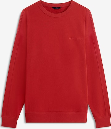 Sweat-shirt 'Essential' TOMMY HILFIGER en rouge : devant