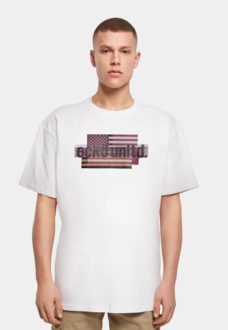T-Shirt Ecko Unlimited en blanc : devant