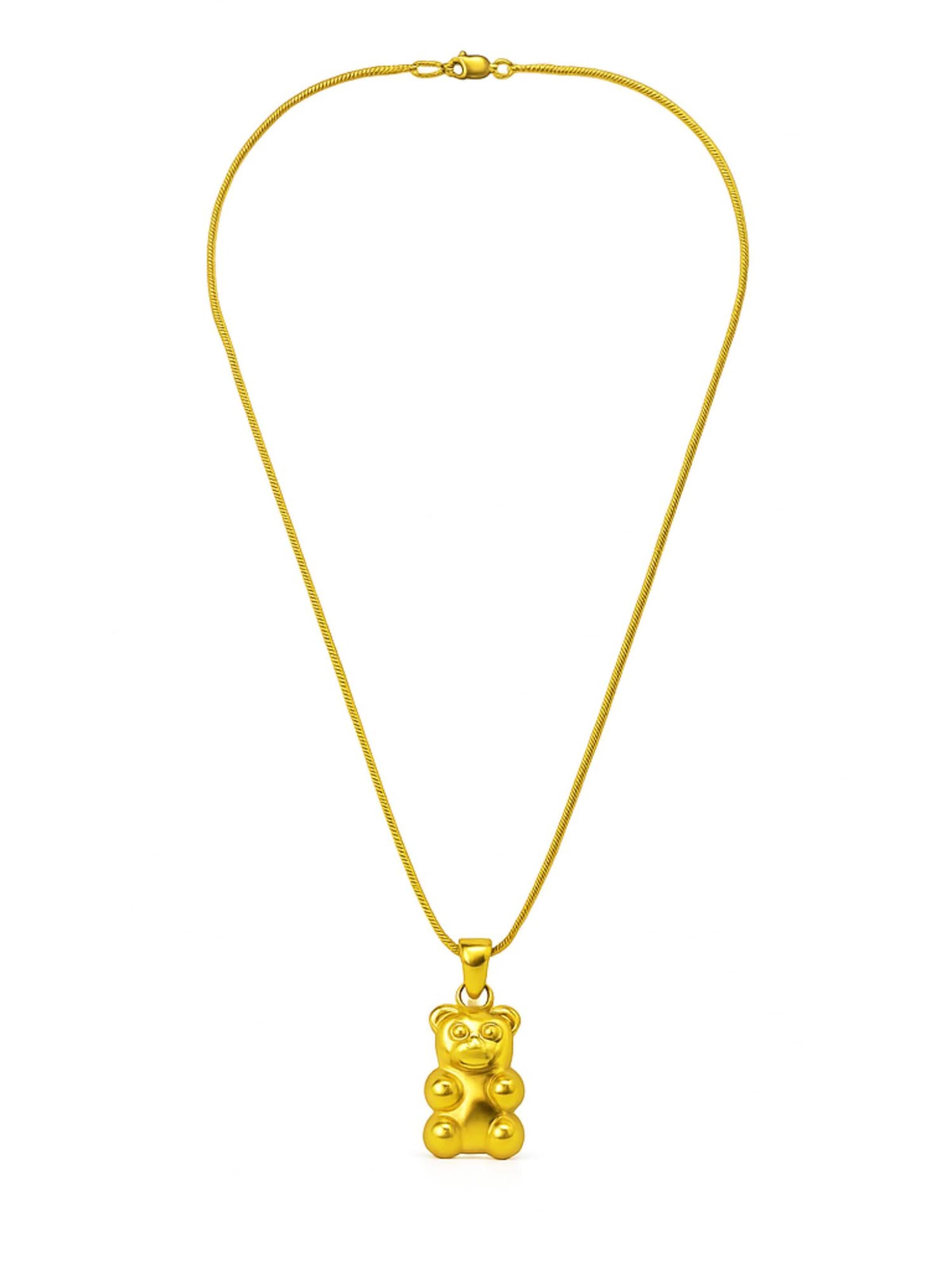 Eternal Necklace 'Bärchen' in Gold: front