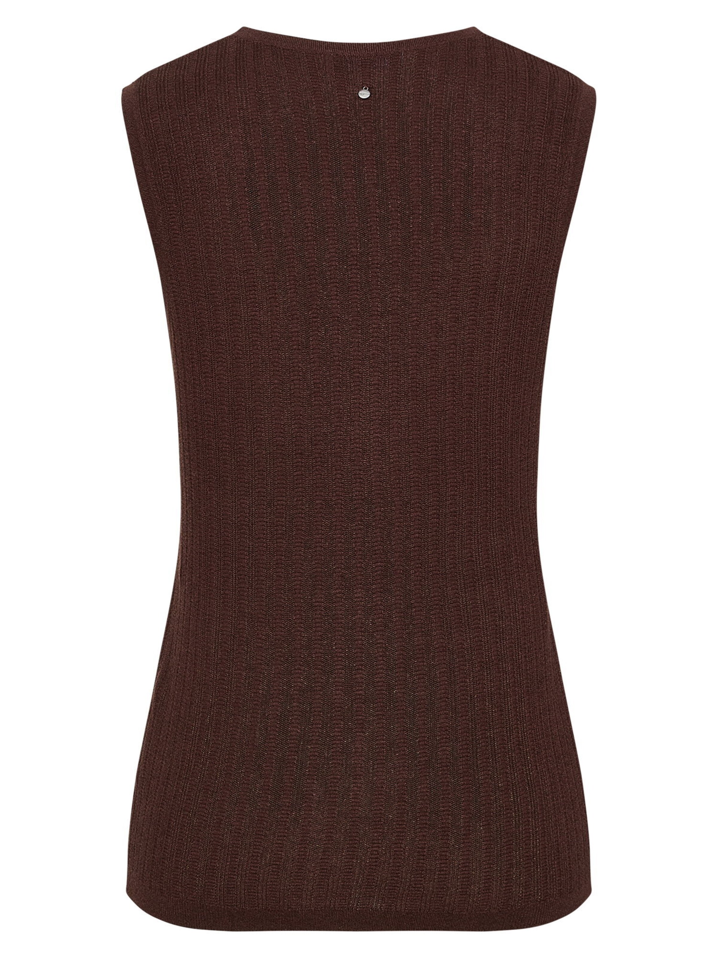 Tops en tricot Tamaris en marron