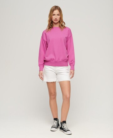 Sweat-shirt Superdry en rose