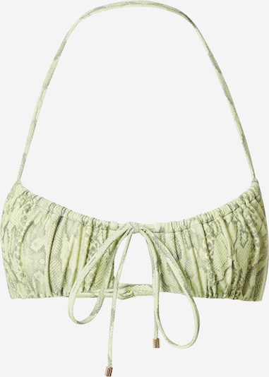 TWIIN Bikinioverdel 'CHARMED' i lysegrøn / mørkegrøn, Produktvisning