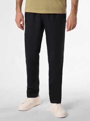 Nils Sundström Regular Chino Pants 'Herrera' in Blue: front