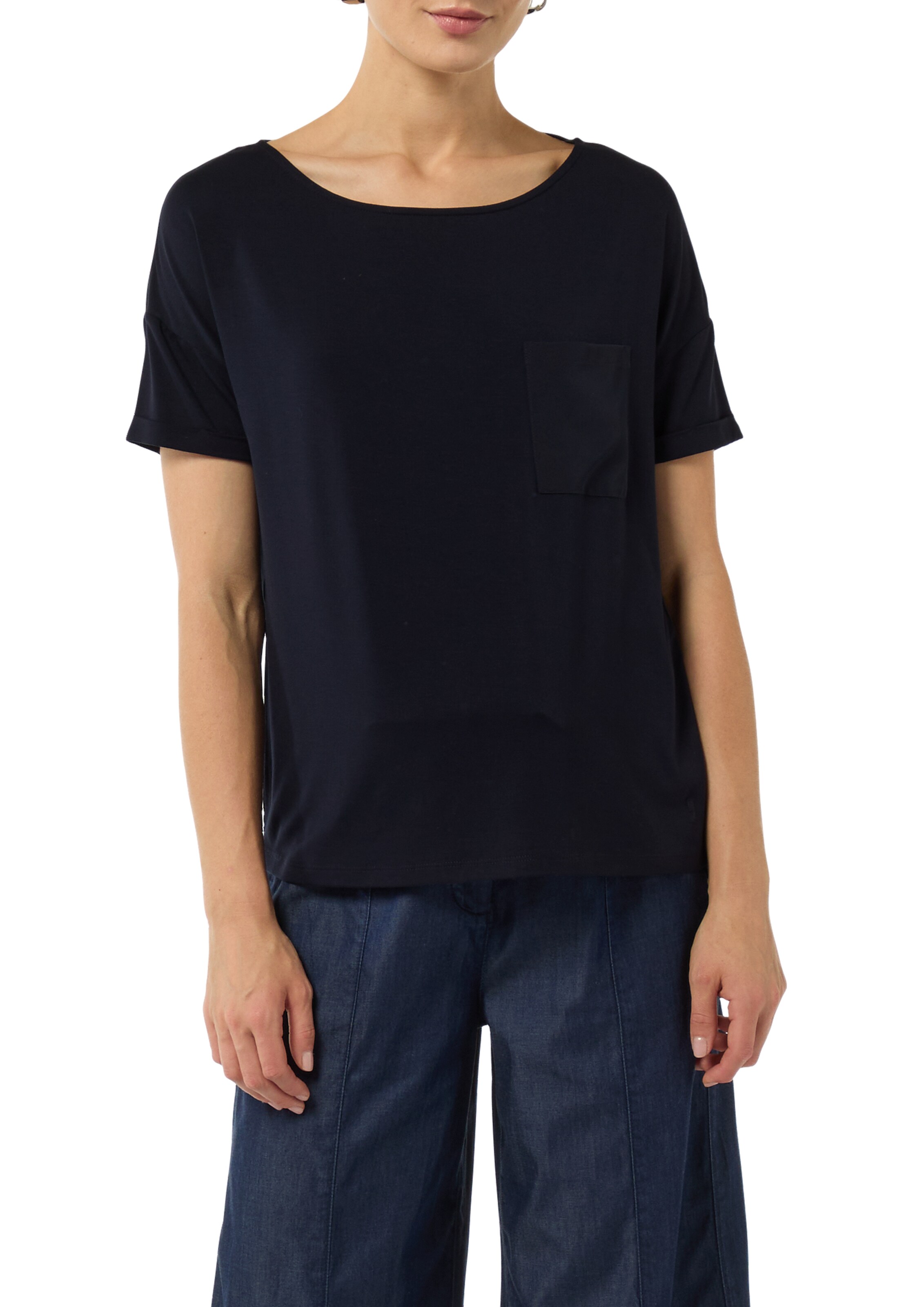 COMMA Tričko – modrá: přední strana