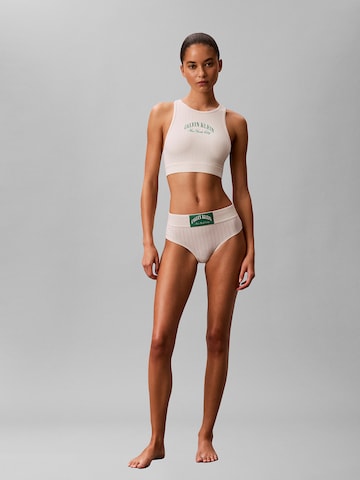 Calvin Klein Bustier BH 'Heritage Classic' in Weiß
