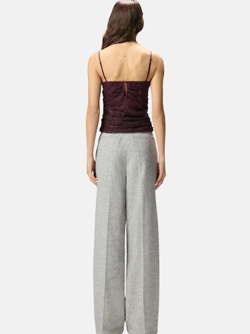 Top 'PINKO FRAGOLA TOP PIZZO LEGGERO TOP' di PINKO in rosso