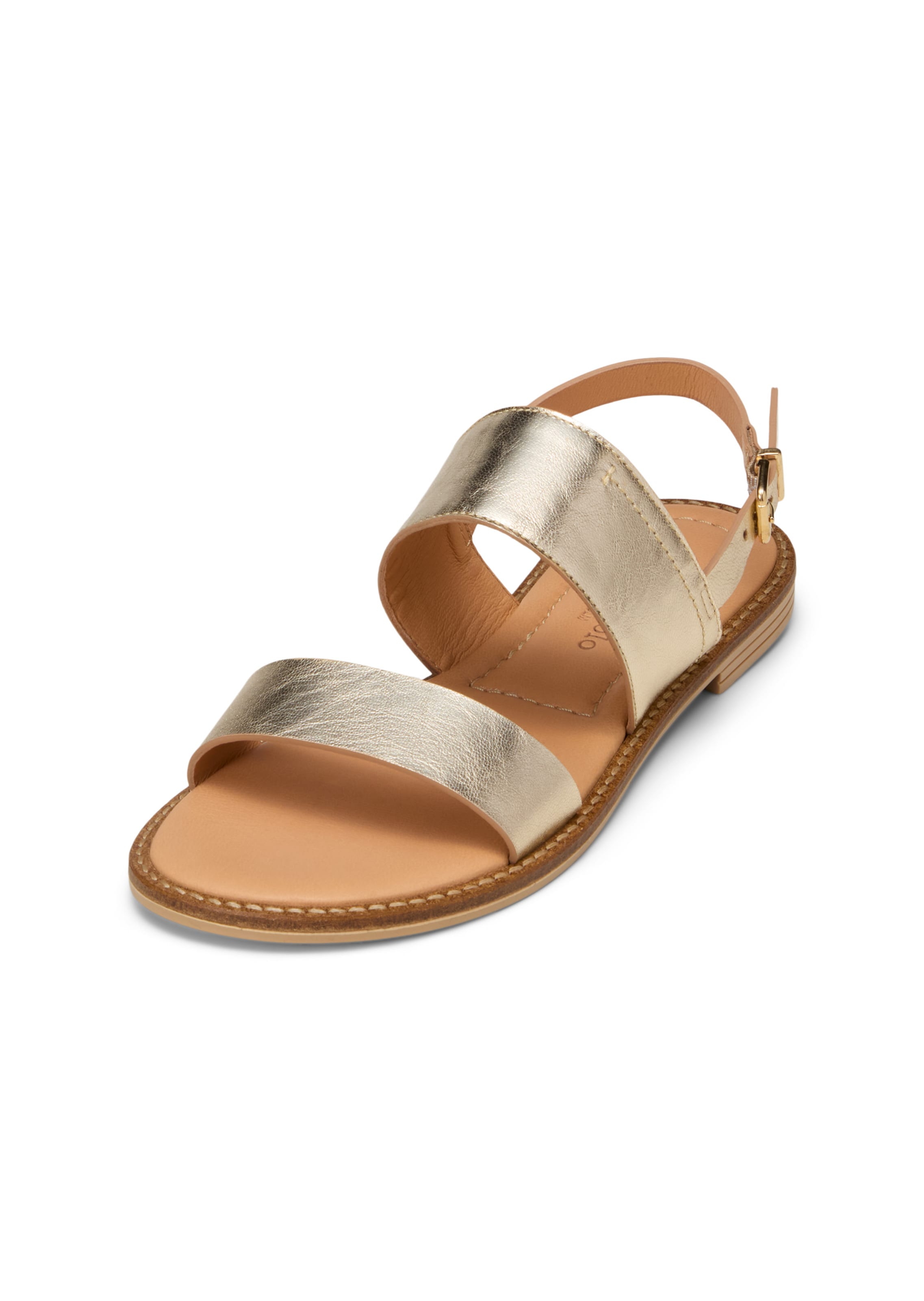 Marc O'Polo Sandaal in Goud: voorkant