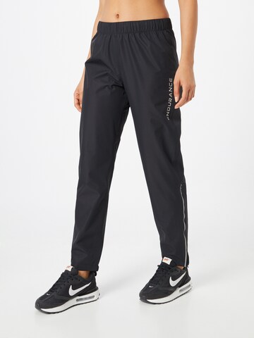 ENDURANCE Regular Workout Pants 'Vanda' in Black: front