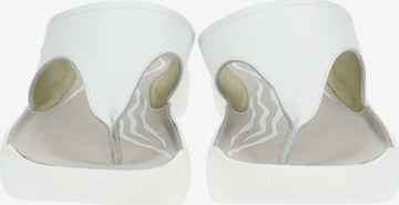 Softinos T-Bar Sandals in White