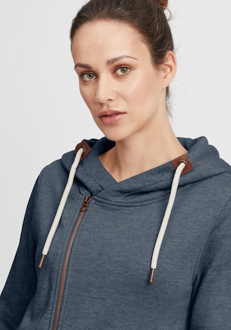 Oxmo Zip-Up Hoodie 'Vicky' in Blue