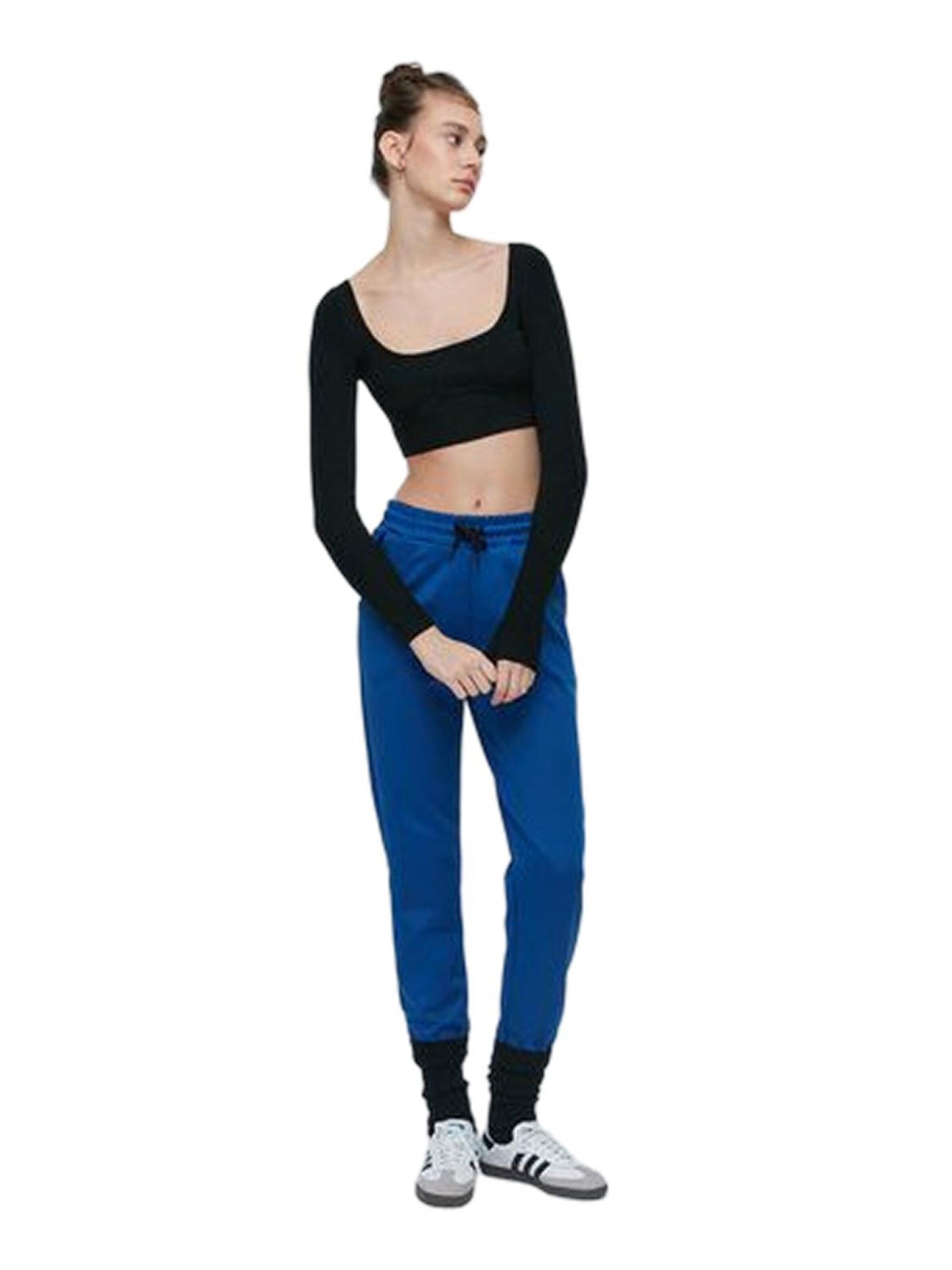 C&City Regular Broek in Blauw: voorkant