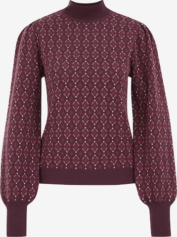 raudona WE Fashion Megztinis: priekis