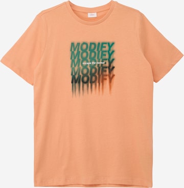 T-Shirt s.Oliver en orange : devant