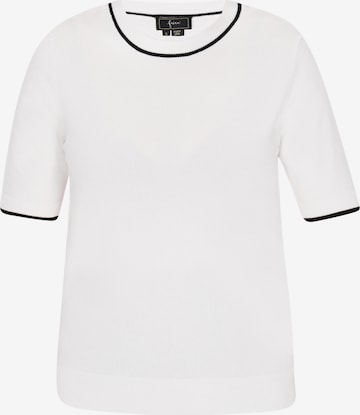 faina Пуловер 'Fashion Look' в бяло: отпред