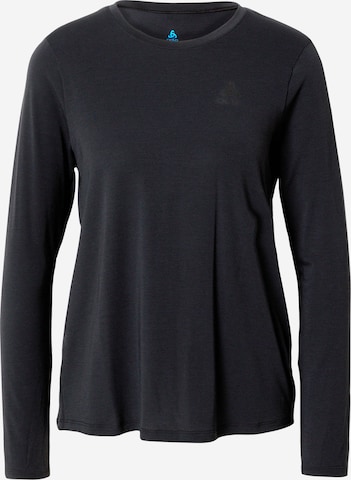 ODLO Functioneel shirt 'HALDEN' in Zwart: voorkant