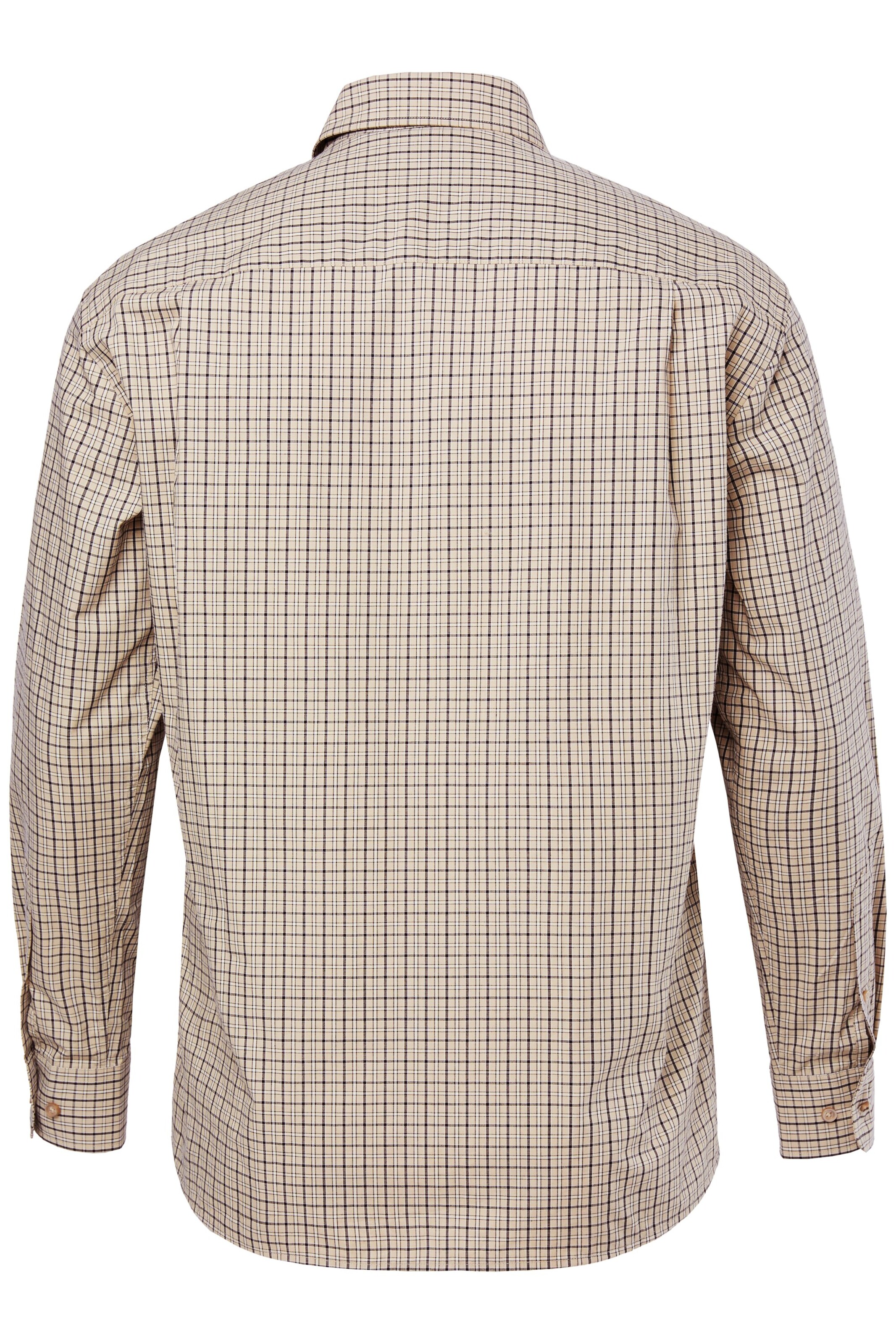 Boston Park Comfort fit Button Up Shirt in Beige