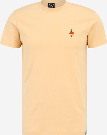 Iriedaily T-shirt 'Flutscher' i orange: framsida