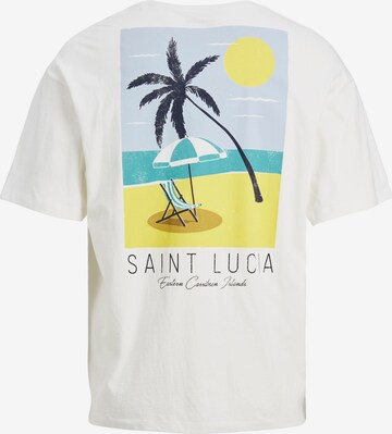 JACK & JONES Bluser & t-shirts 'HOLIDAY' i hvid