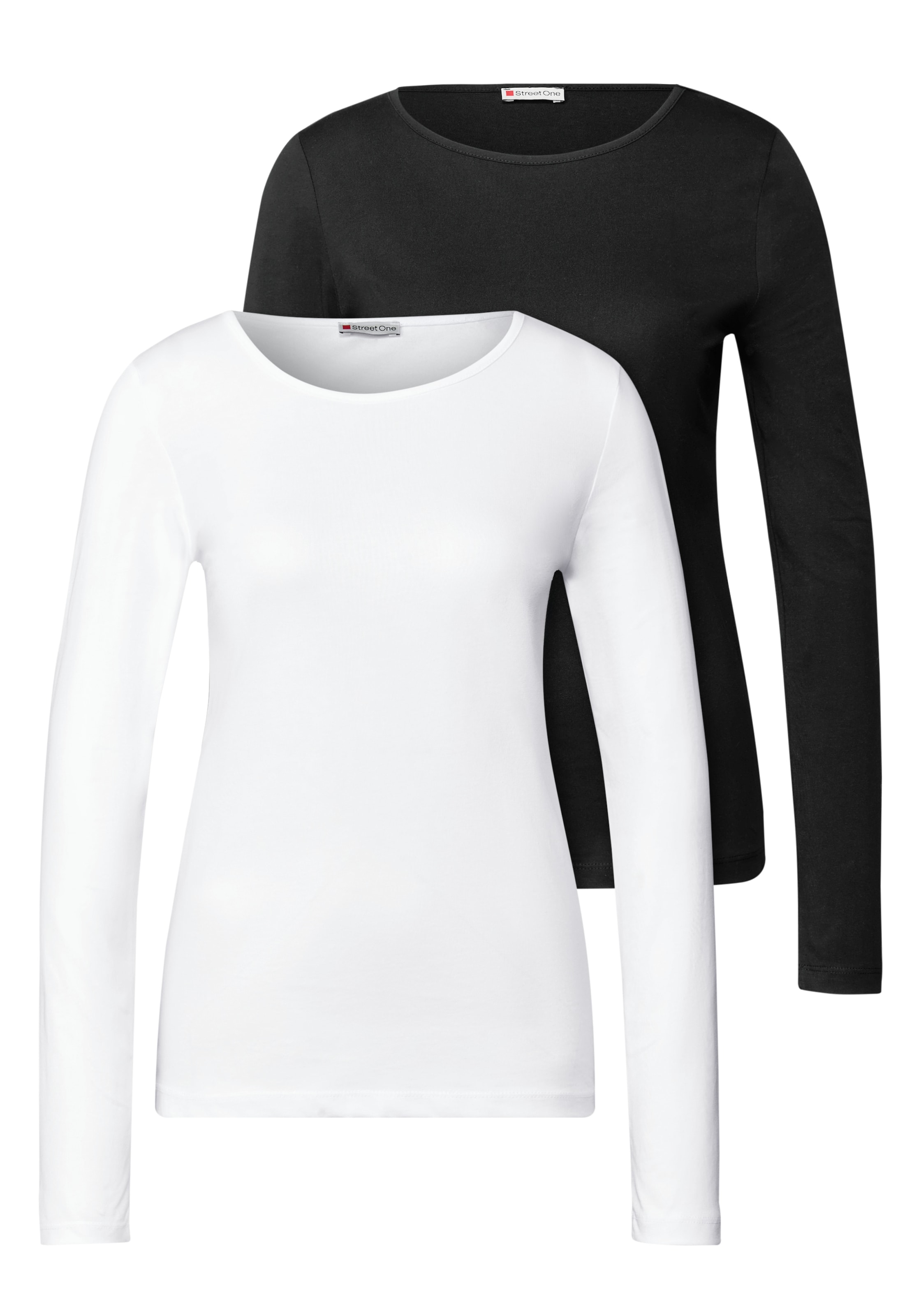 STREET ONE Shirt in Schwarz: Vorderseite