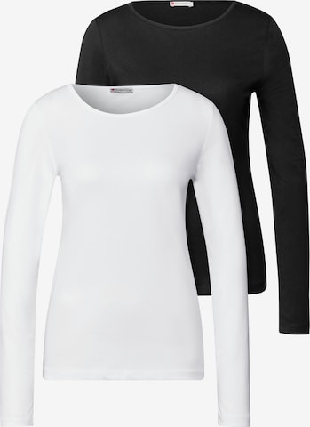 STREET ONE Shirt in Schwarz: Vorderseite